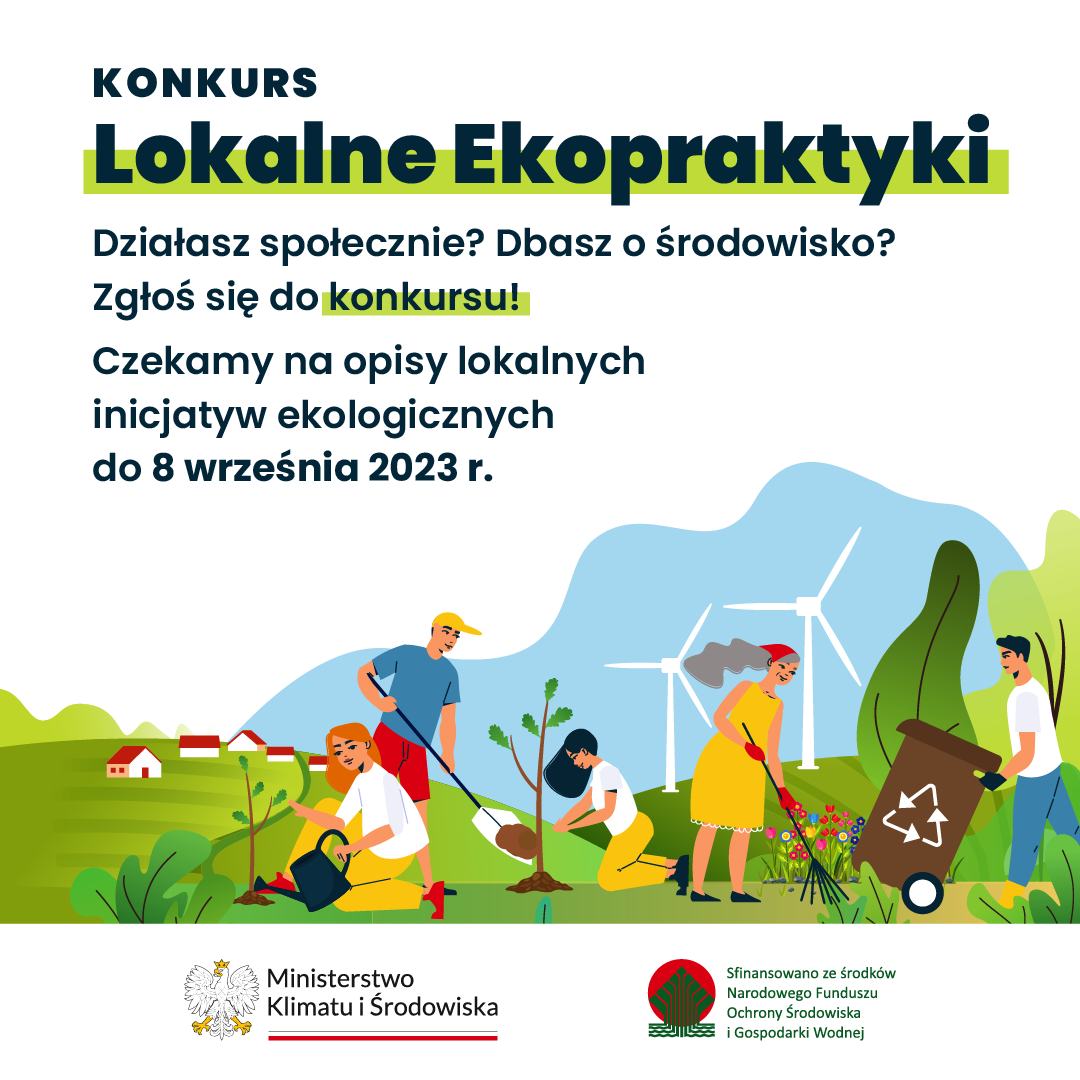 Plakat - Konkurs "Lokalne Ekopraktyki"