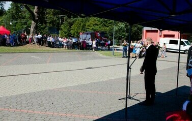 Uroczystości patriotyczne w Dąbr&oacute;wce - 15.08.2023 r. 17