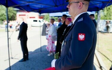 Uroczystości patriotyczne w Dąbr&oacute;wce - 15.08.2023 r. 18