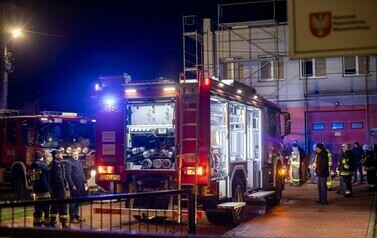 Powitanie nowego wozu w OSP Łęg Przedmiejski