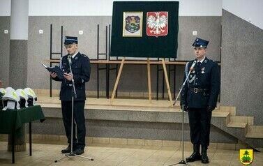 Uroczyste przekazanie samochodu dla OSP Łęg Przedmiejski