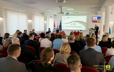 Konferencja otwarcia projektu &bdquo;AquaGuard&rdquo; w ramach programu Interreg NEXT Polska-Ukraina 2021-2027 w Lelisie