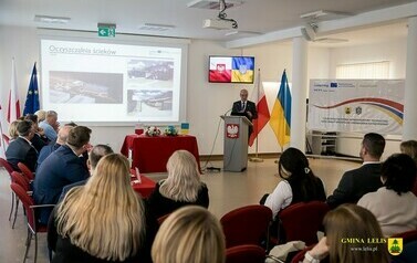 Konferencja otwarcia projektu &bdquo;AquaGuard&rdquo; w ramach programu Interreg NEXT Polska-Ukraina 2021-2027 w Lelisie