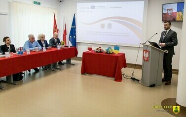 Konferencja otwarcia projektu &bdquo;AquaGuard&rdquo; w ramach programu Interreg NEXT Polska-Ukraina 2021-2027 w Lelisie