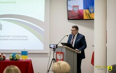 Konferencja otwarcia projektu &bdquo;AquaGuard&rdquo; w ramach programu Interreg NEXT Polska-Ukraina 2021-2027 w Lelisie