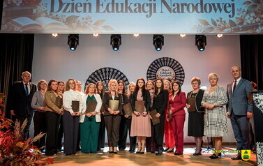 Uroczyste wręczenie Nagr&oacute;d W&oacute;jta Gminy Lelis z okazji Dnia Edukacji Narodowej 3