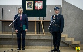 Uroczyste przekazanie samochodu dla OSP Łęg Przedmiejski