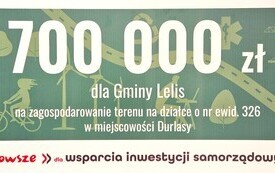 Galeria aktualności Mazowsze pomaga &ndash; 700 tys. zł dla Gminy Lelis na zagospodarowanie terenu w Durlasach 1