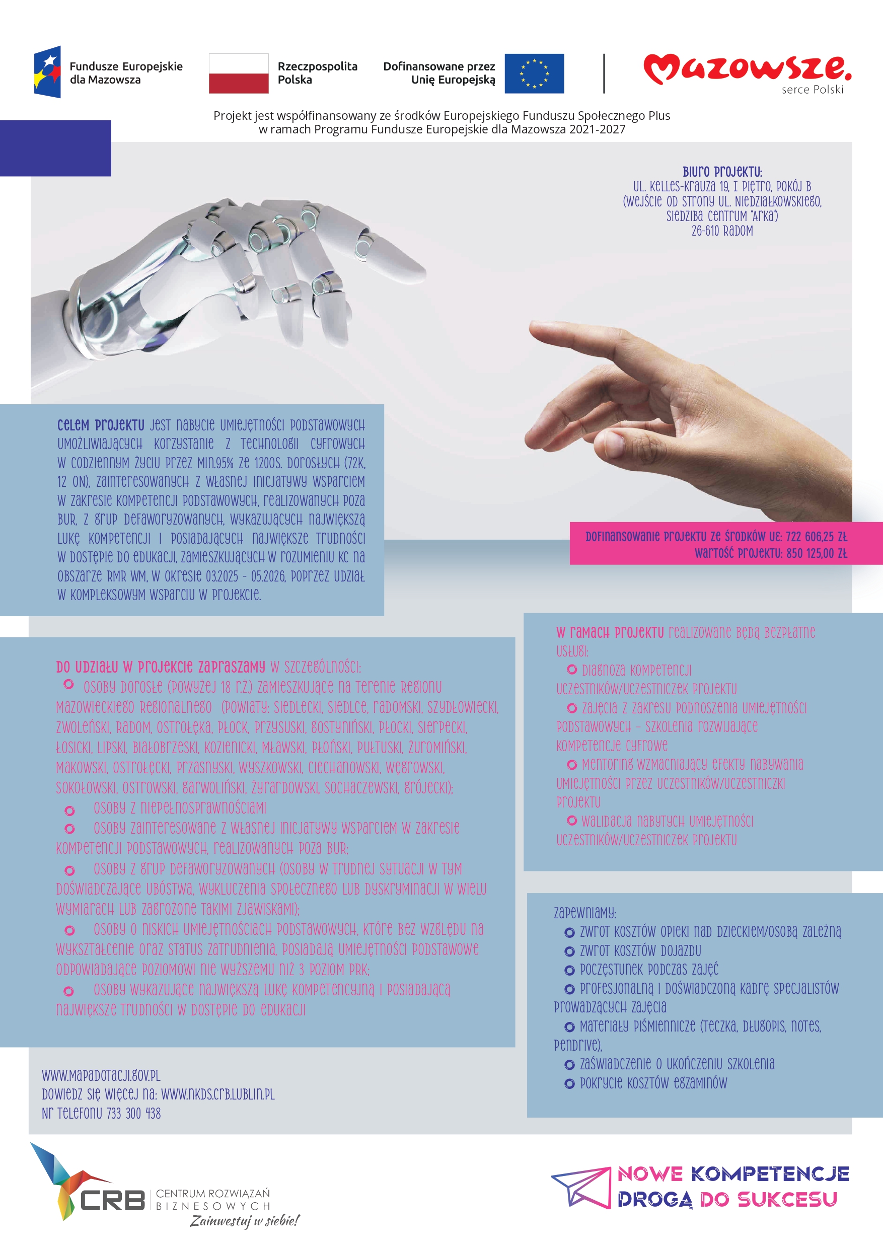 Projekt "Nowe kompetencje drogą do sukcesu"