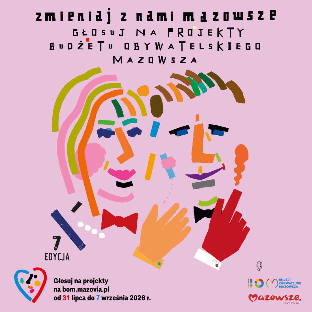 Ulotka Budżet Obywatelski Mazowsza