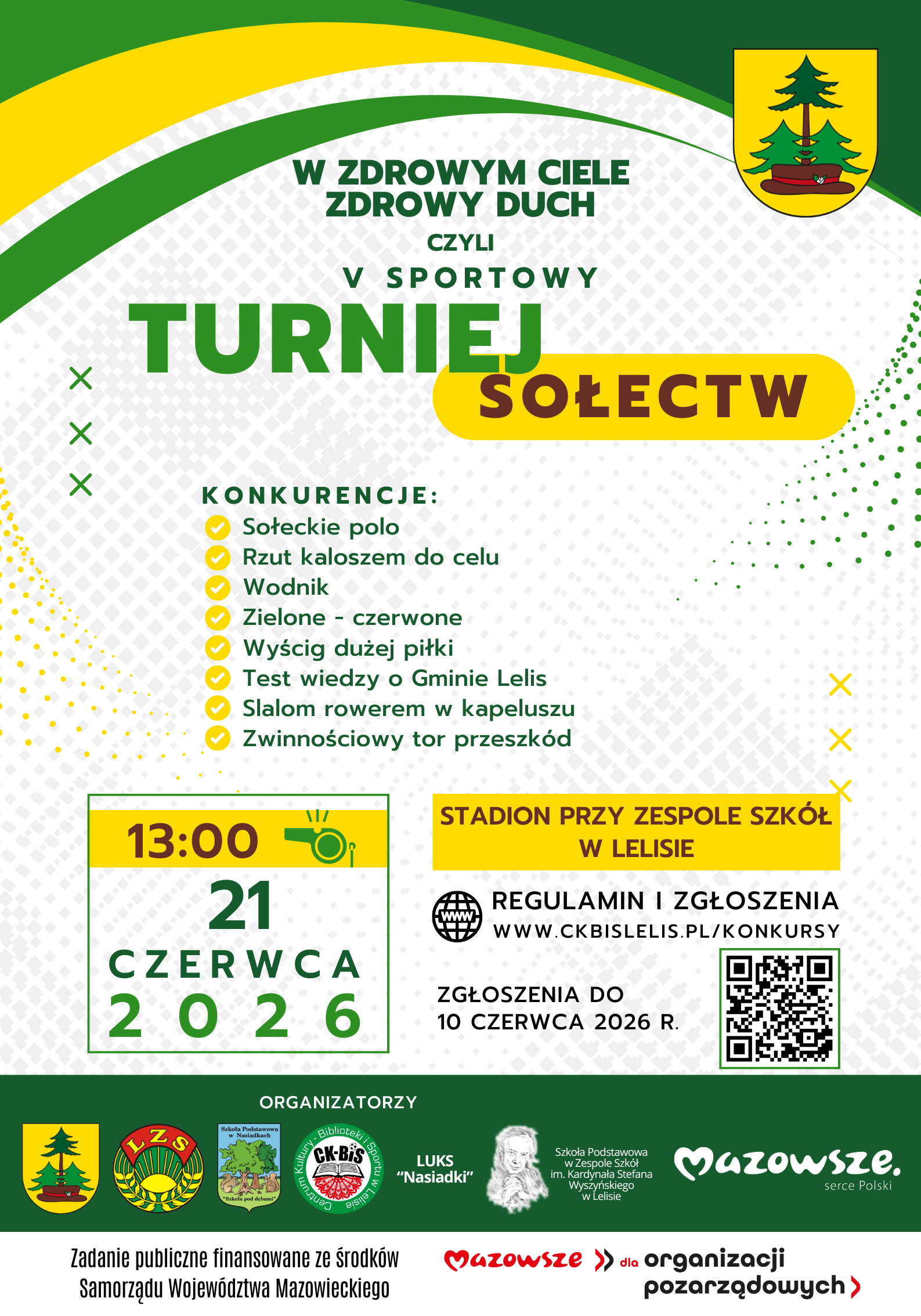V Sportowy Turniej Sołectw w&nbsp;Lelisie &ndash; &bdquo;W zdrowym ciele zdrowy duch&rdquo;