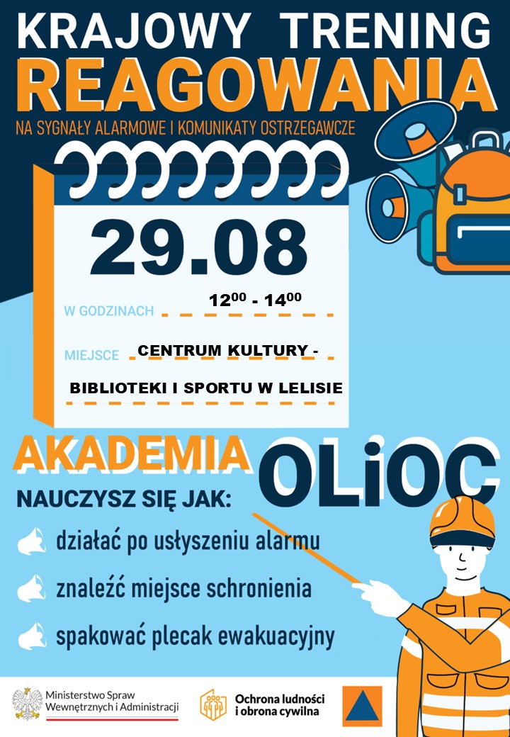 Plakat - Krajowy Trening Reagowania
