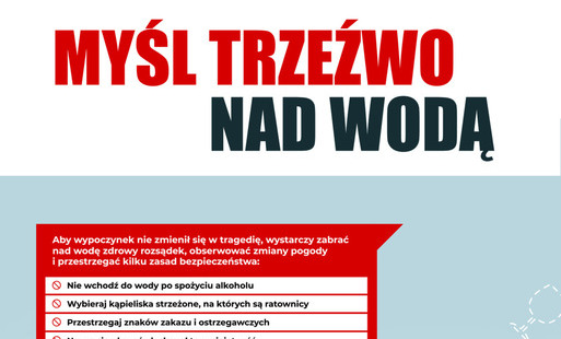 Zdjęcie do MYŚL TRZEŹWO NAD WODĄ