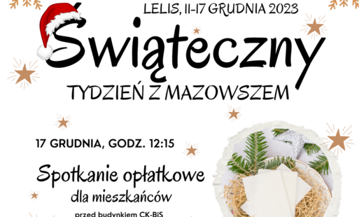 Zdjęcie do SPOTKANIE OPŁATKOWE