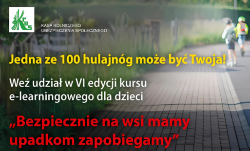 Zdjęcie do KURS E-LEARNINGOWY - BEZPIECZNIE NA WSI MAMY &ndash; UPADKOM ZAPOBIEGAMY