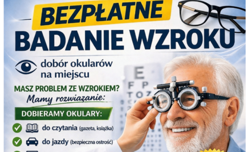Bezpłatne badanie wzroku w Lelisie i Nasiadkach