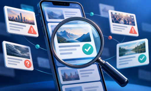 Grafika - weryfikowanie informacji i internecie