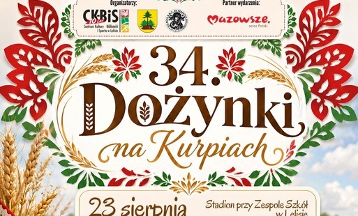 Plakat - 34. Dożynki na Kurpiach