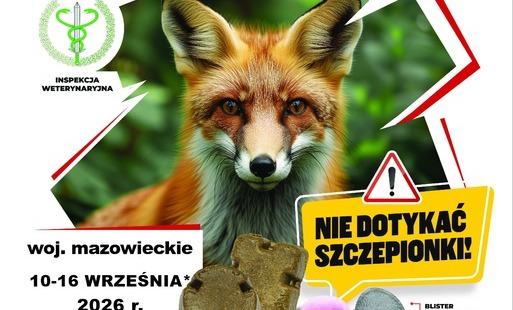 Plakat - Szczepienie lisów